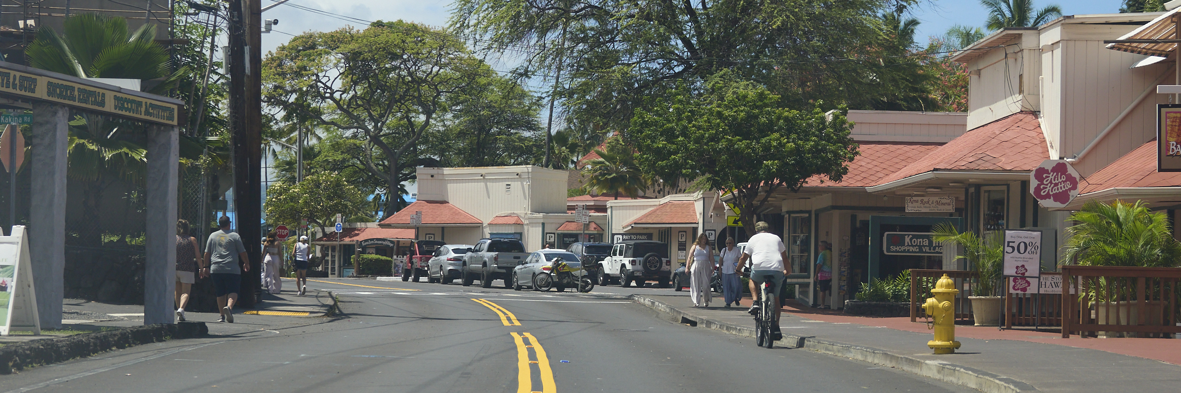 Alii Drive, Downtown Kona