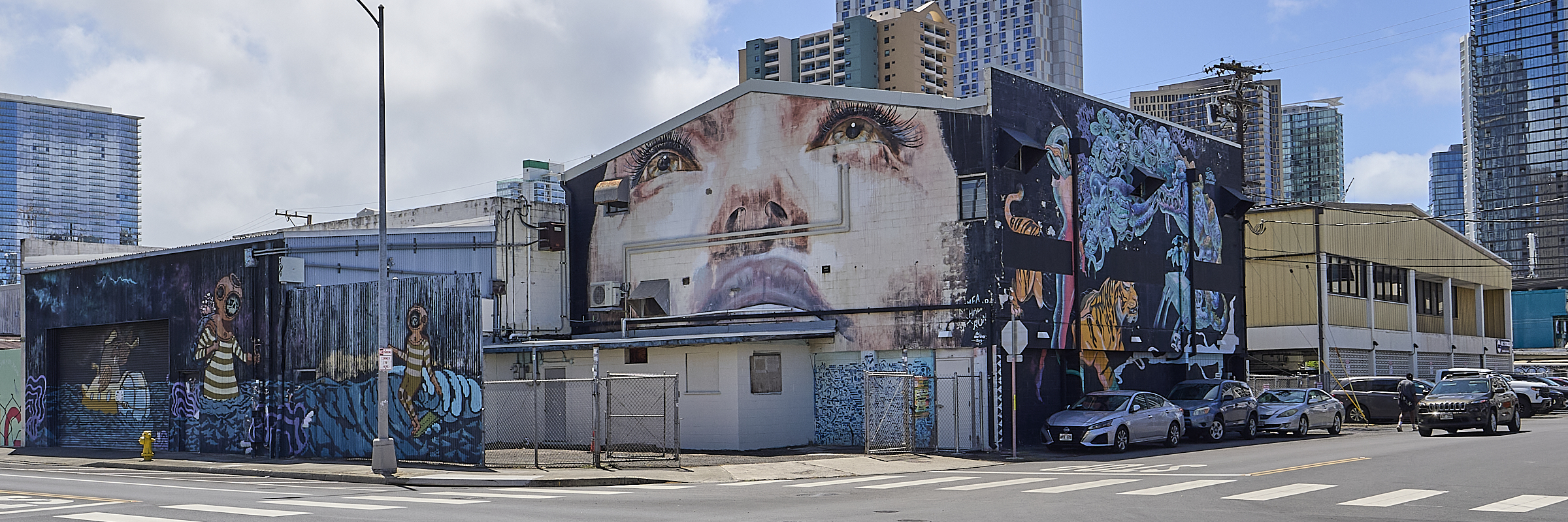 Murals abound in the heart of Kakaako
